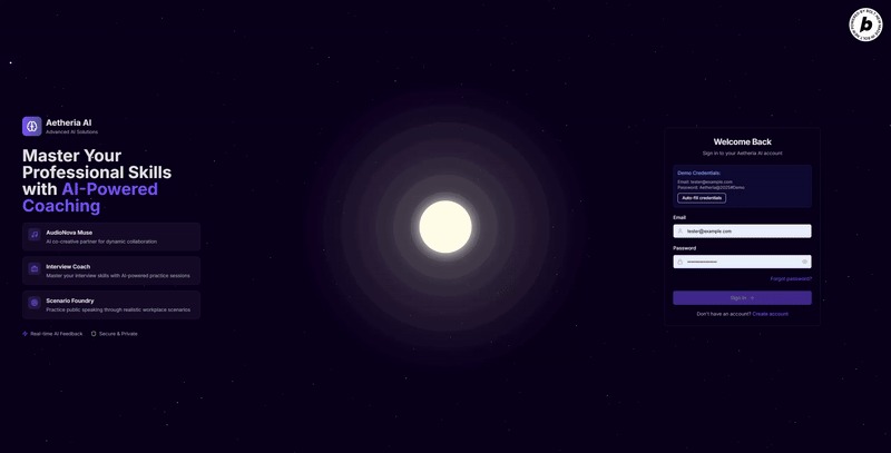 Aetheria AI - Master Your Skills with AI-Powered Coaching – screenshot 1