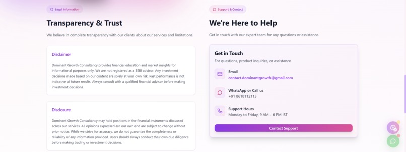 DOMINANT GROWTH CONSULTANCY – screenshot 4