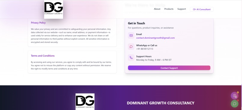 DOMINANT GROWTH CONSULTANCY – screenshot 5