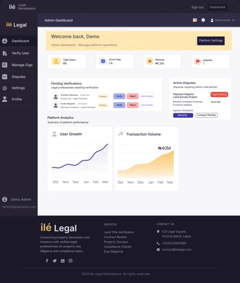 Ilé Legal – screenshot 2