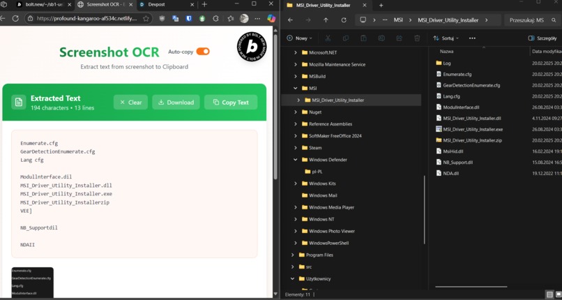 Screenshot OCR – screenshot 1