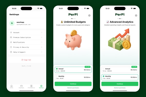 PerFi: Personal Budget Manager – screenshot 5