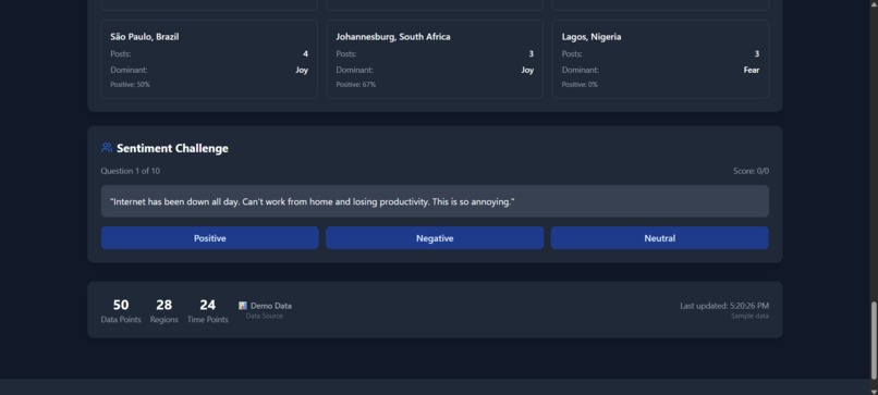 GeoSentiment Lens-Interactive Sentiment & Geo-Mapping – screenshot 3