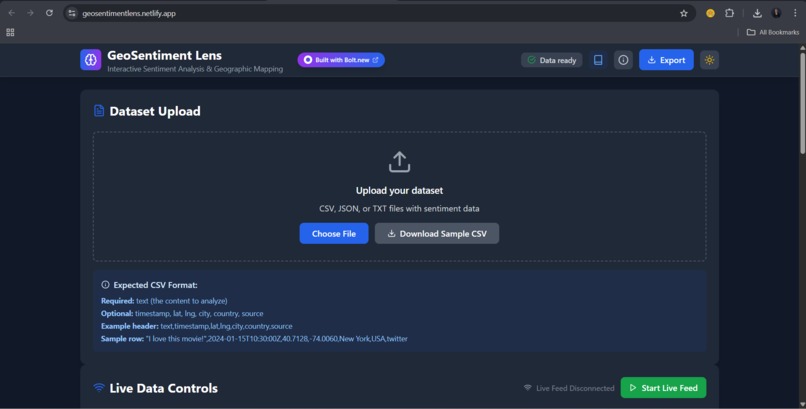 GeoSentiment Lens-Interactive Sentiment & Geo-Mapping – screenshot 7