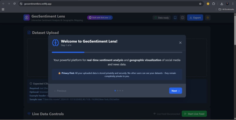 GeoSentiment Lens-Interactive Sentiment & Geo-Mapping – screenshot 8