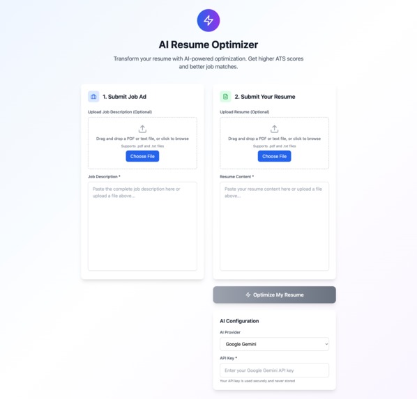 AI Resume Optimizer – screenshot 1