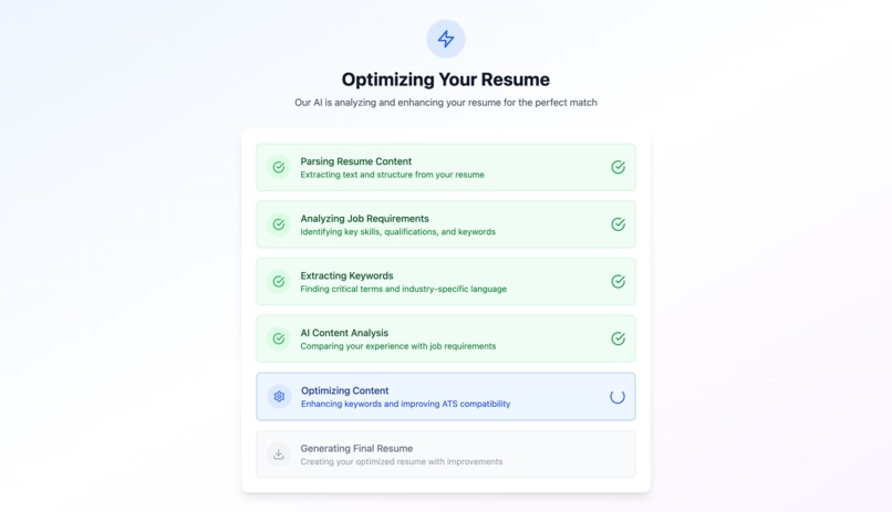 AI Resume Optimizer – screenshot 2