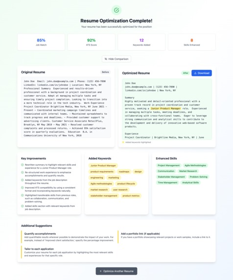 AI Resume Optimizer – screenshot 3