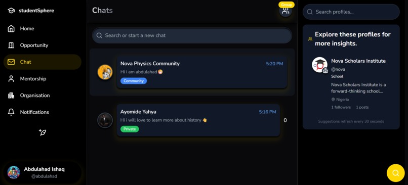 StudentSphere – screenshot 14