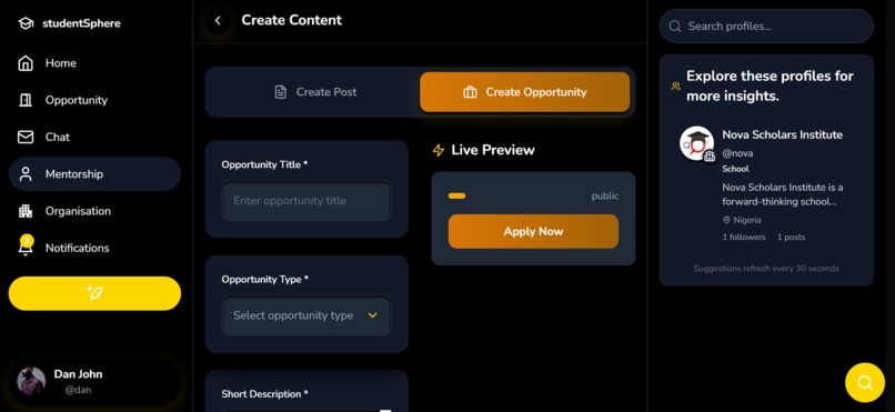 StudentSphere – screenshot 16