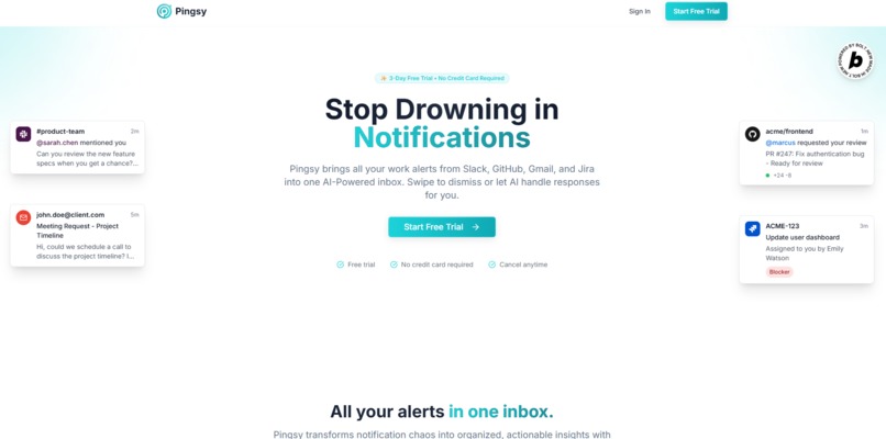 Pingsy – screenshot 1