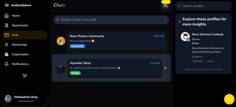 StudentSphere – screenshot 24