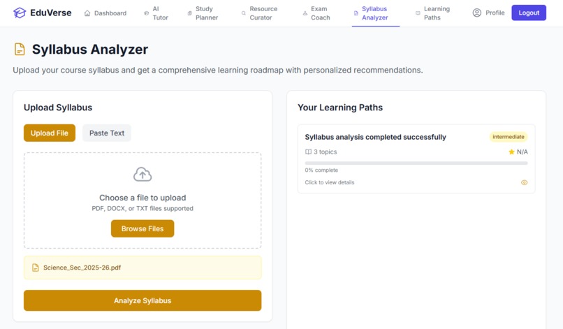 EduVerse – screenshot 7