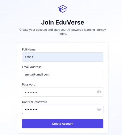 EduVerse – screenshot 2
