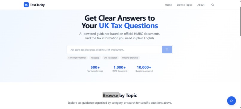 TaxClarity – screenshot 1