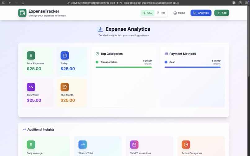 Expense Tracker Web App – screenshot 5