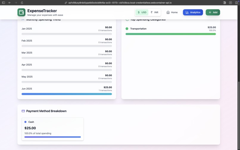 Expense Tracker Web App – screenshot 7