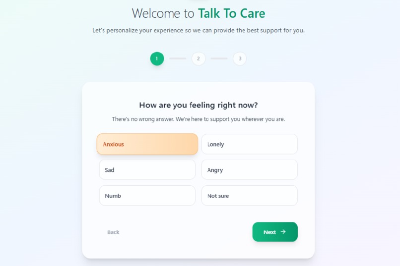 Talk To Care – screenshot 2