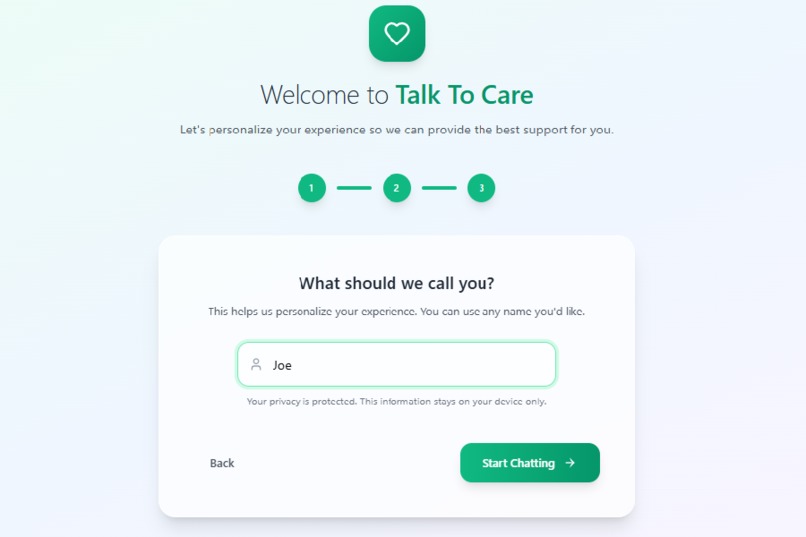 Talk To Care – screenshot 4