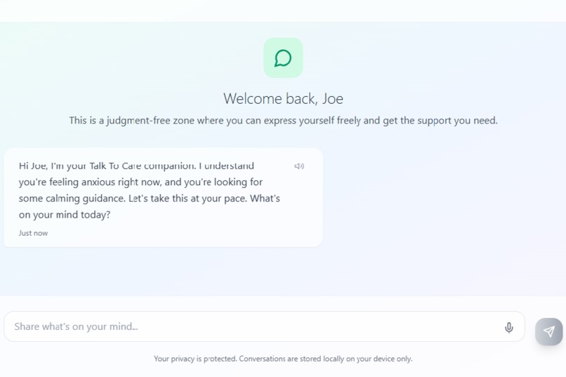 Talk To Care – screenshot 5