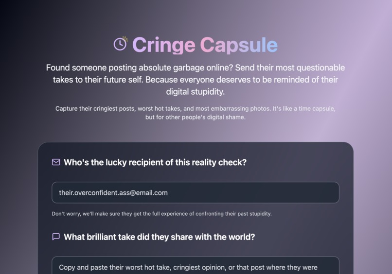 Cringe Capsule – screenshot 1