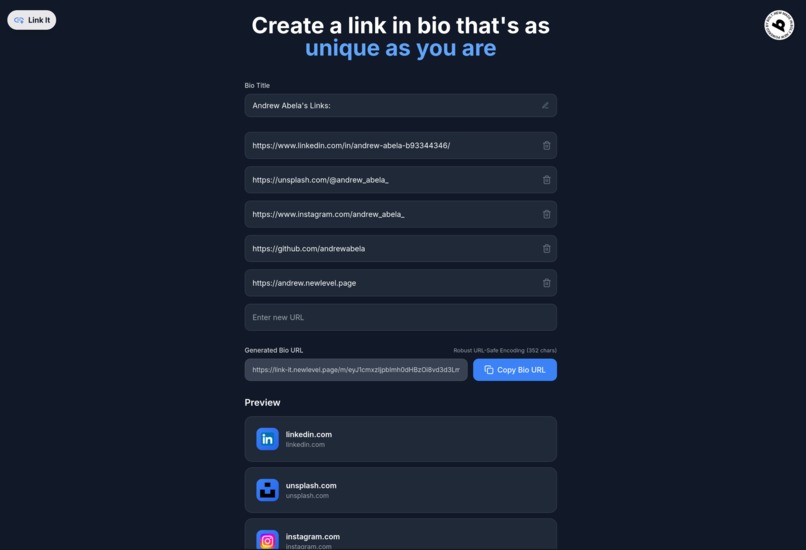 Link it – screenshot 2