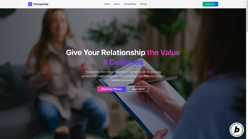 Therapyship | AI Relationship Therapy Platform – screenshot 1