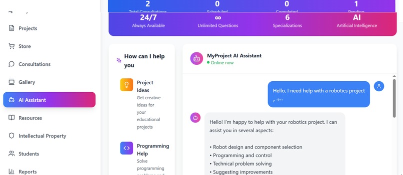 MyProject Platform – screenshot 4