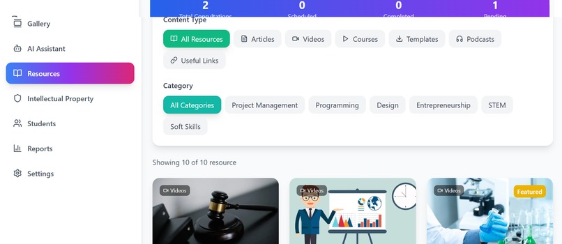 MyProject Platform – screenshot 7