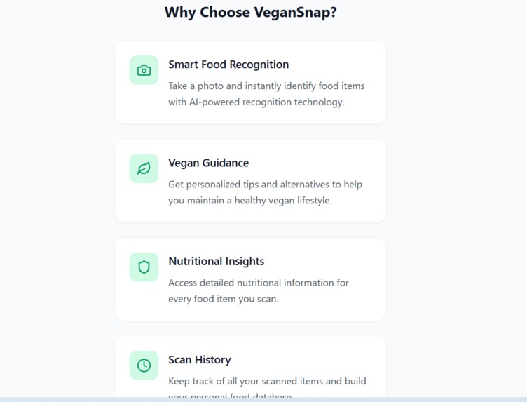 Food Calorie Estimation App (VeganSnap) – screenshot 10