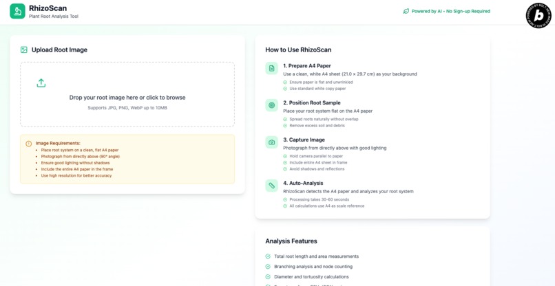RhizoScan – screenshot 1