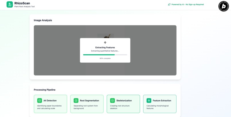 RhizoScan – screenshot 2