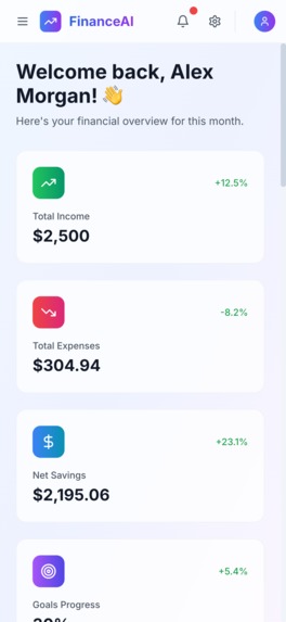 FinanceAI – screenshot 2