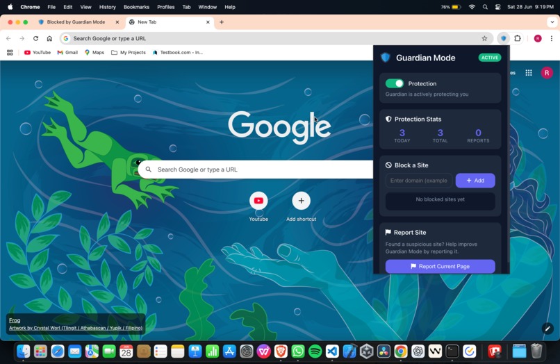 Guardian Mode – Block Adult Sites Before They Load – screenshot 1