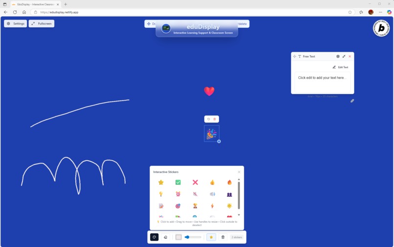 eduDisplay – screenshot 2