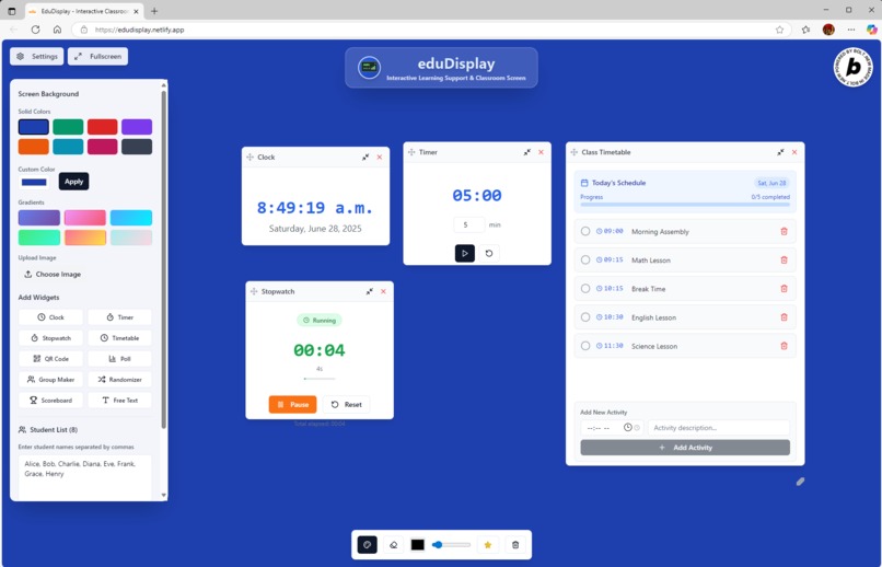 eduDisplay – screenshot 4
