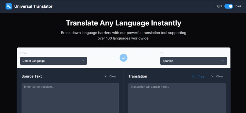 MultiLingualTranslator – screenshot 1