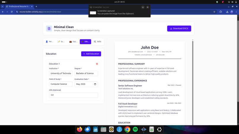 Resume-Builder – screenshot 11