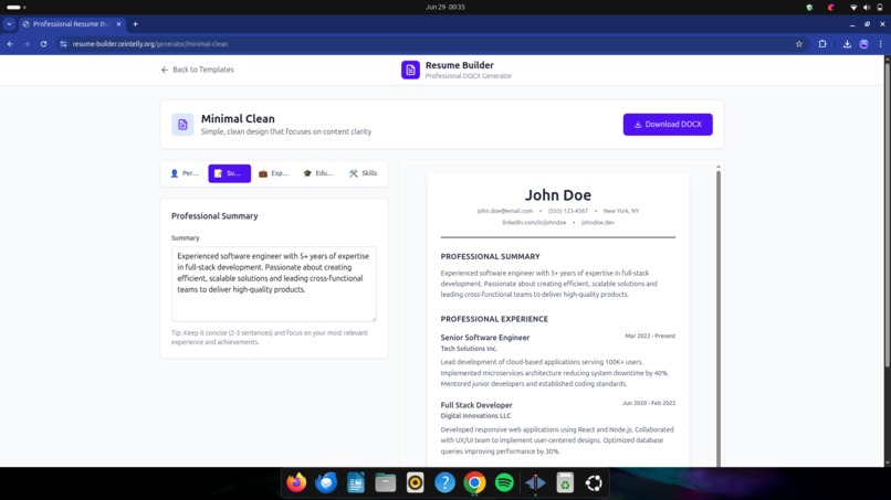 Resume-Builder – screenshot 9