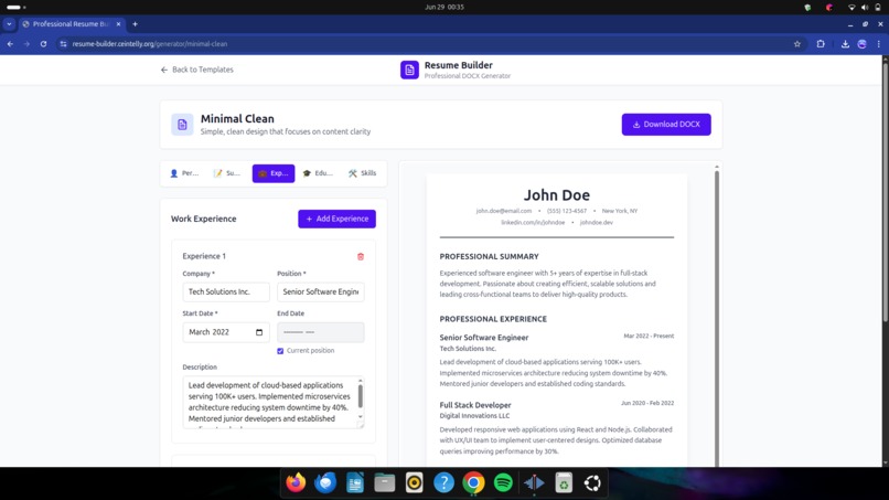 Resume-Builder – screenshot 10