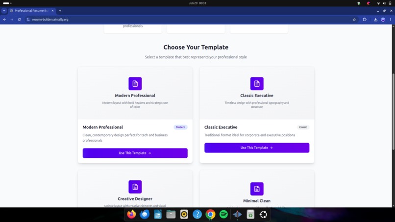 Resume-Builder – screenshot 2