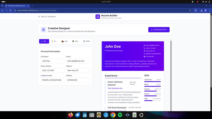 Resume-Builder – screenshot 7