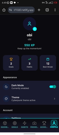 Momentum – screenshot 2