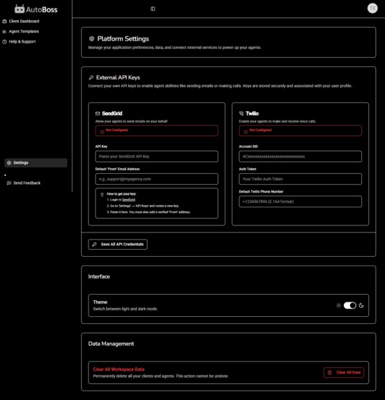 AutoBoss: Build Your AI Agency in Minutes – screenshot 7