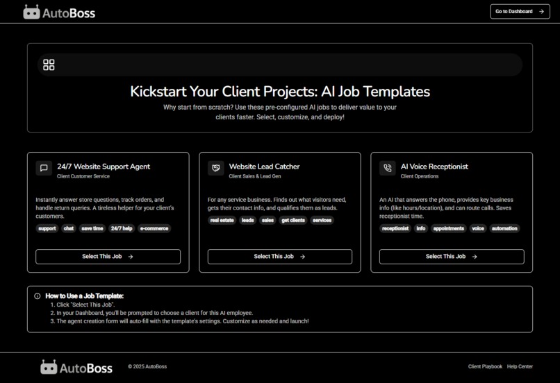 AutoBoss: Build Your AI Agency in Minutes – screenshot 11