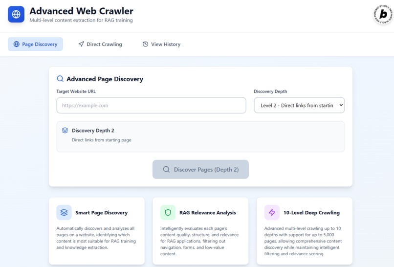 Training RAG Chatbot on Website Data – screenshot 1