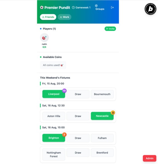 Premier Pundit – screenshot 1