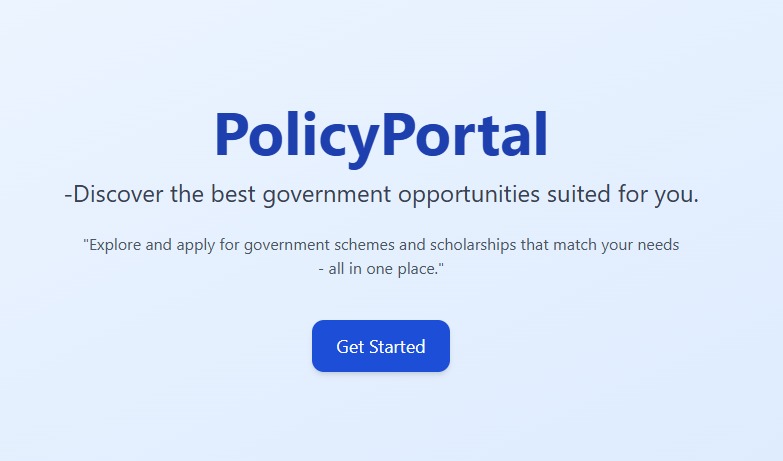 Policy Portal – screenshot 1