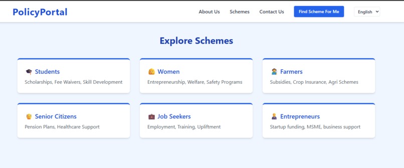Policy Portal – screenshot 3