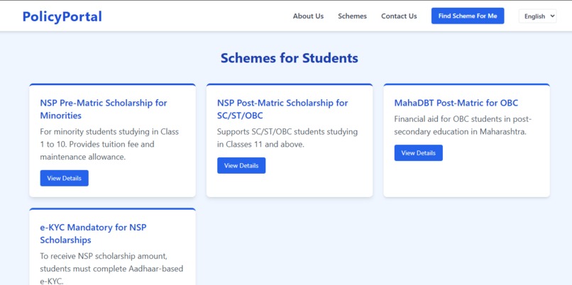 Policy Portal – screenshot 4